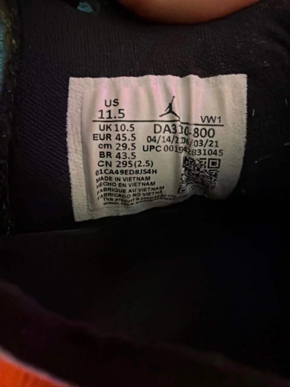 Jordan Zion 1 “Cone Black Hyper Jade” (also known as “Planet Z”)